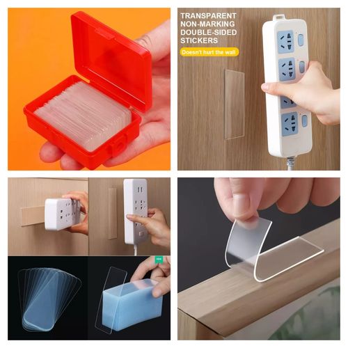 60Pc Reusable Magic Double Sided Tape