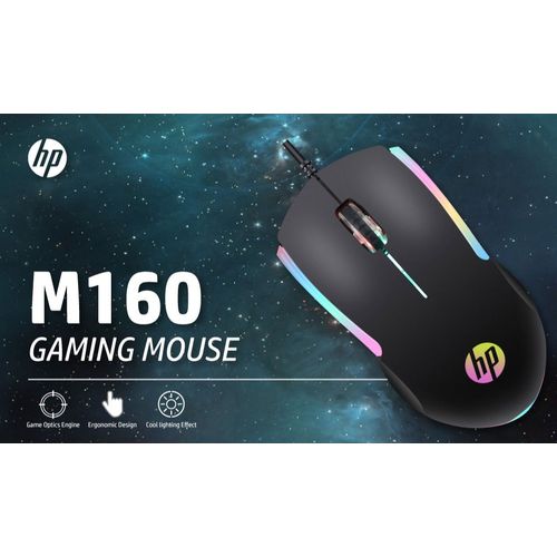 M160 Gaming Mouse 1000DP Optical Moving LED Effect
