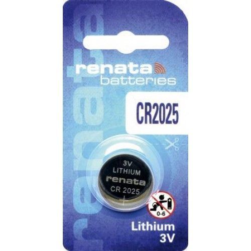 BUTTON CELL Renata CR 2025 Lithium 3V Battery