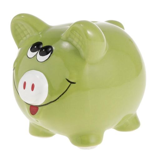 Cartoon Piggy Coin Money Box Pig Bank Storage Case Kids Grea