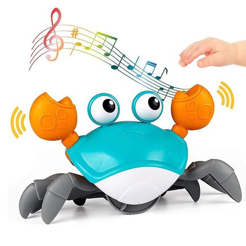 Crawling Crab Baby Toy - Electric Induction Crab Toy (Blue)