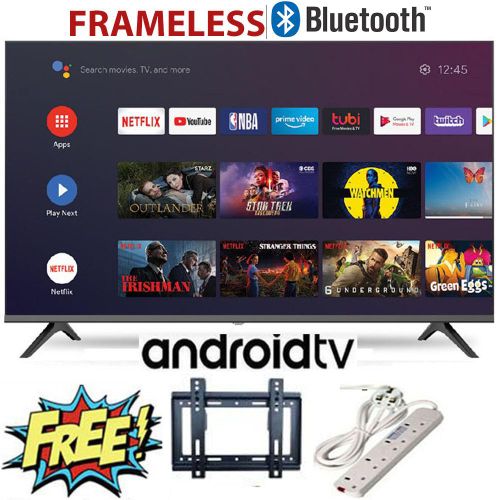 Frameless-32" Inch Android 11 TV,Smart-Youtube+FREE 2 ACCESSORIES