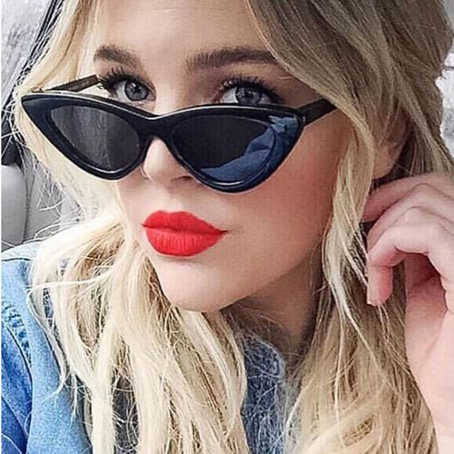 Retro Triangle Cat Eye Sunglasses For Women