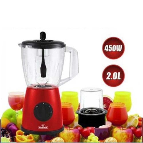 Rn-1039 2 Ltr Mixer/ Blender With Grinder (Red) 450W.