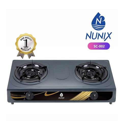 SC-002 Table Top Double Burner Gas Stove Cooker