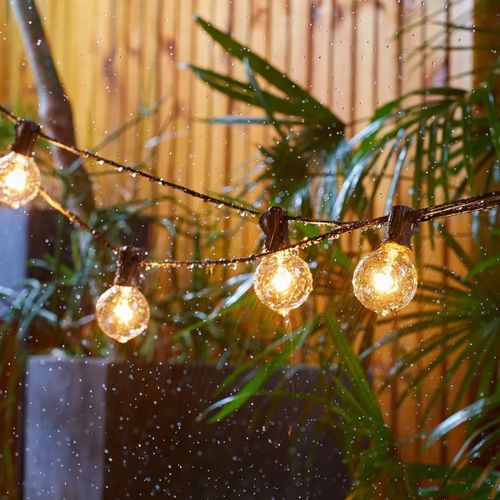 7.6m 25+2Bulbs LED Outdoor String Lights Waterproof Retro Outdoor Spotlight