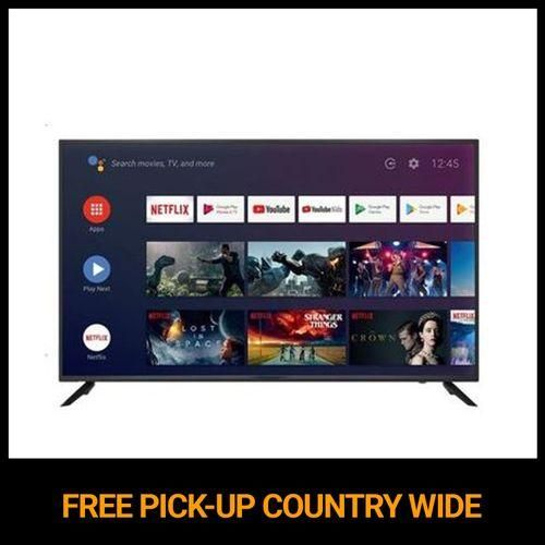 HTC5568US - 55” 4K Smart Android LED TV - Black (1YR WRTY)