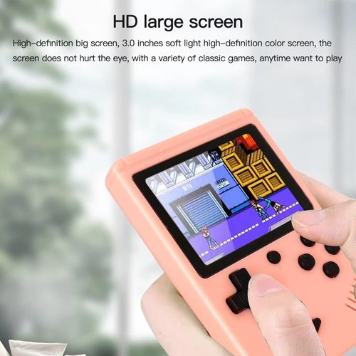 Retro&Nostalgic Pocket Gamer Nostalgia 400-in-1 -Pink